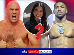 Certamente não?! Dua Lipa poderia ter as chaves de AJ vs Fury!