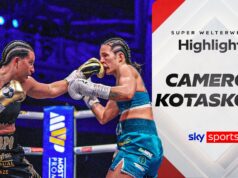 Cameron derrota Kotaskova para ganhar o título dos tremendous meio-médios da WBO