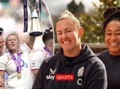 ‘Supermães’ das Rosas Vermelhas participam do acampamento das Seis Nações durante a gravidez