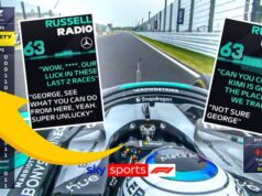 Brundle: Russell precisa tratar Antonelli como o pico de Hamilton