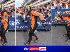 Retorno do ‘Griddy’? | Quando Piastri se arrependeu IMEDIATAMENTE do movimento de dança de Miami