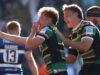 Northampton aumenta liderança no topo do Prem Rugby com vitória tardia sobre Bathtub