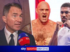 Usyk treinando o novo ‘amigo’ Joshua para vencer Fury: ‘AJ vai conseguir!’