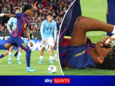 Poderia Yamal perder a Copa do Mundo?! Momento adolescente se machuca… cobrando pênalti!