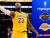 LeBron faz MAIS história com Lakers derrotando Rockets