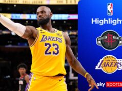 LeBron faz MAIS história com Lakers derrotando Rockets