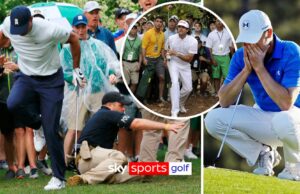 Momentos mais chocantes dos Mestres! | Tiger abordado, colapso de Spieth e muito mais!