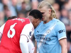 Ref Watch: Gabriel ‘muita sorte’ por não ser expulso no confronto com Haaland