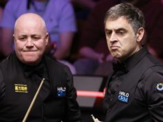 O’Sullivan abre vantagem de quatro frames contra Higgins após a primeira sessão
