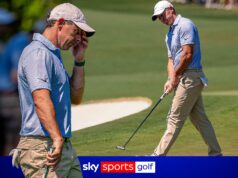 ‘Ah, não, Rory… ah, não!’ – McIlroy faz três tacadas duplas desleixadas para perder a liderança!