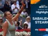 Sabalenka inicia defesa do título com vitória