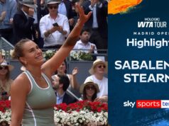 Sabalenka inicia defesa do título com vitória
