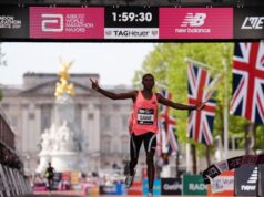 O recordista Sawe vence a Maratona de Londres em menos de duas horas
