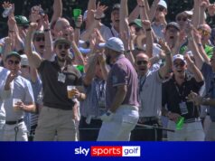 BURACO EM UM! | Lowry deixa a multidão de Augusta louca com um ás sensacional!