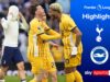 DRAMA atrasado! O empate de última hora do Brighton mantém os Spurs na zona de rebaixamento!
