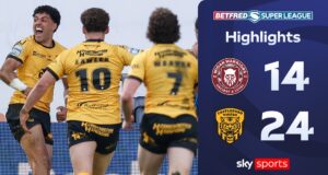 Wigan Warriors 14-24 Castleford Tigers
