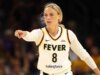 A estrela da WNBA, Sophie Cunningham, foi batizada após se juntar a Caitlin Clark no Fever