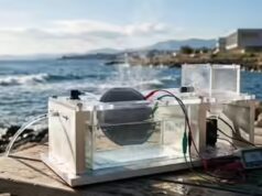 Este nanogerador transforma a evaporação da água do mar em eletricidade – e nunca para