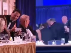 Assistir: Donald Trump se esconde em busca de cobertura enquanto a segurança corre para evacuá-lo após tiros ouvidos no jantar de imprensa na Casa Branca