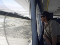 Andei no dirigível Goodyear sobre Coachella