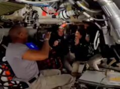 Onde estão os astronautas que vivem dentro da espaçonave Orion em sua missão à Lua