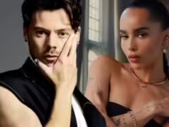 Zoe mostra anel após noivado com Harry – PICS