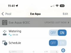 O controlador de água inteligente Eve Aqua permite regar o jardim pelo telefone