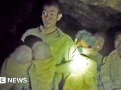 Assista: Momento em que as equipes de resgate encontram cinco pessoas presas na caverna do Laos