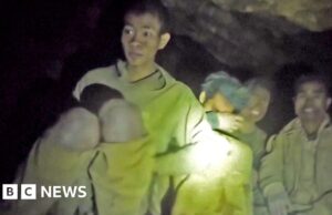 Assista: Momento em que as equipes de resgate encontram cinco pessoas presas na caverna do Laos