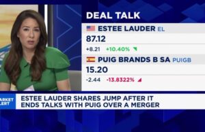 Estée Lauder surge no pré-mercado após o fim das negociações sobre o acordo de fusão da Puig