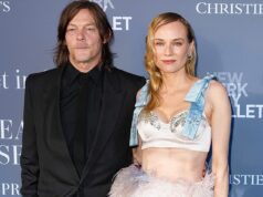 Diane Kruger brilha em bralette enfeitado e saia de penas de avestruz com o parceiro Norman Reedus no NYC Ballet Spring Gala repleto de estrelas