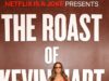 Jennifer Lopez, 56, surpreende com um vestido vermelho profundo para o especial ao vivo da Netflix, The Roast of Kevin Hart