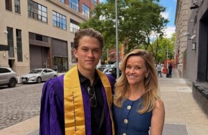 O filho de Reese Witherspoon, Deacon Phillippe, compartilha fotos de família de sua formatura na NYU