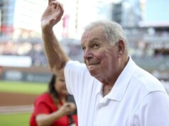 O lendário técnico do Braves, Bobby Cox, morre aos 84 anos