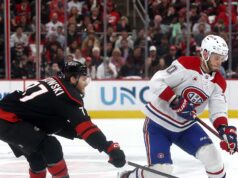 Canadien-Hurricanes: um período de estreia completou o currículo em 8 estatísticas