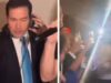 Marco Rubio DJs no casamento, vistos usando fones de ouvido e debruçados sobre o deck em vídeo viral