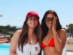Stacey Solomon declara amor enquanto ela e Rochelle Humes embarcam na mesma grande viagem