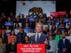 O governador da Califórnia, Newsom, anuncia esforço de redistritamento para combater o Partido Republicano do Texas