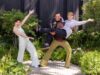Apresentadores do Strictly aproveitam a primeira apresentação como trio no RHS Chelsea Flower Present