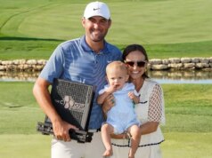 Os olhos de Scottie Scheffler se repetem no novo visible da CJ Cup Byron Nelson