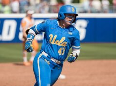 A estrela de dois esportes da UCLA, Megan Grant, quebra o recorde de softball da NCAA de 31 anos