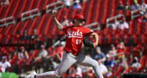 A perspectiva dos Reds, Chase Petty, foi testada na estreia da temporada contra os Cubs