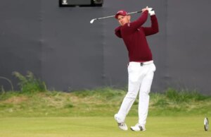 Lucas Herbert (64) no topo do LIV Golf Virginia