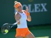 Yuliia Starodubtseva sacode a segunda colocada Elena Rybakina no Aberto da França