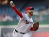 Os olhos de Zack Littell do Nats se reviram enquanto os Brewers vão para a raspagem