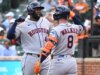 Grande primeira entrada ajuda Astros a salvar a divisão de doubleheader contra Orioles