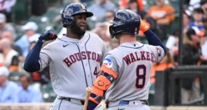 Grande primeira entrada ajuda Astros a salvar a divisão de doubleheader contra Orioles