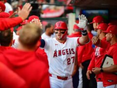 Mike Trout sobe na lista de RH enquanto os Angels perdem o White Sox