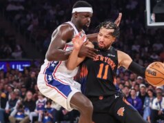 Aumento tardio leva Knicks a ultrapassar os Sixers e a vencer a série por 2-0
