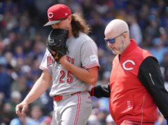 Reds RHP Rhett Lowder (ombro) foi para IL de 15 dias